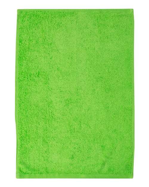 Q-Tees T200 Hemmed Hand Towel - Lime - front