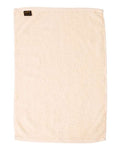 Q-Tees T200 Hemmed Hand Towel - Natural - back