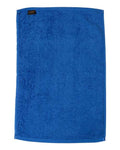 Q-Tees T200 Hemmed Hand Towel - Royal - back