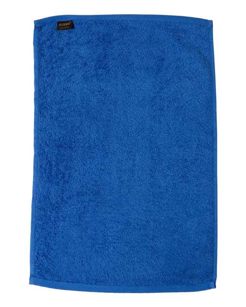 Q-Tees T200 Hemmed Hand Towel - Royal - back