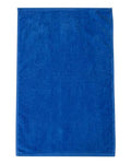 Q-Tees T200 Hemmed Hand Towel - Royal - front