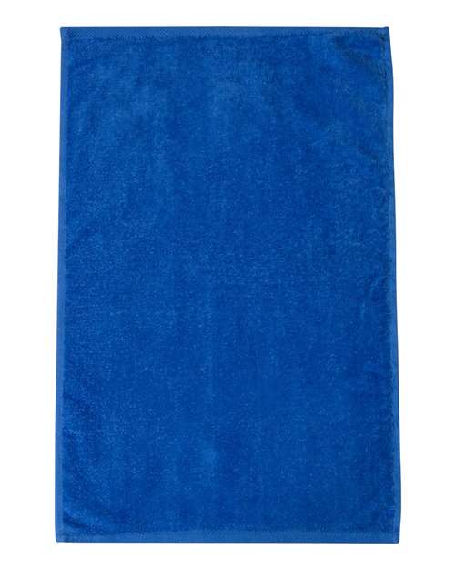 Q-Tees T200 Hemmed Hand Towel - Royal - front