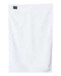 Q-Tees T200 Hemmed Hand Towel - White - back