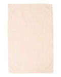 Q-Tees T300 Deluxe Hemmed Hand Towel - Natural - front
