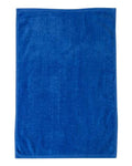 Q-Tees T300 Deluxe Hemmed Hand Towel - Royal - front