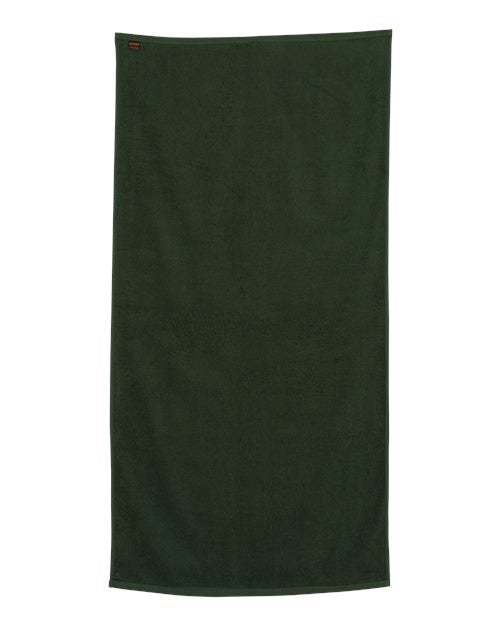 Q-Tees QV3060 Velour Beach Towel - Forest - back