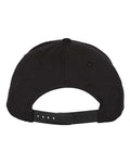Richardson 212 Pro Twill Snapback Cap - Black - back