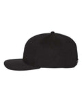 Richardson 212 Pro Twill Snapback Cap - Black - side