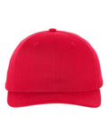 Richardson 212 Pro Twill Snapback Cap - Red - front