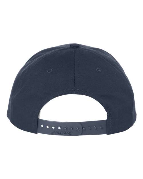 Richardson 212 Pro Twill Snapback Cap - Navy - back