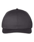 Richardson 212 Pro Twill Snapback Cap - Charcoal - front