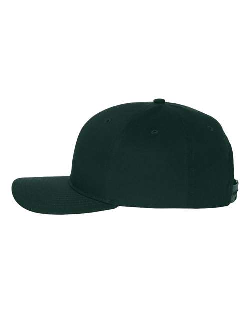 Richardson 212 Pro Twill Snapback Cap - Dark Green - side