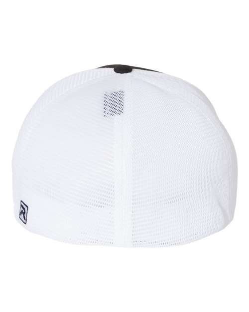 Richardson 172 Pulse Sportmesh R-Flex Cap - Black/ White Split - back