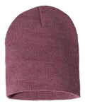 Sportsman SP08 8" Beanie - Heather Cardinal - back