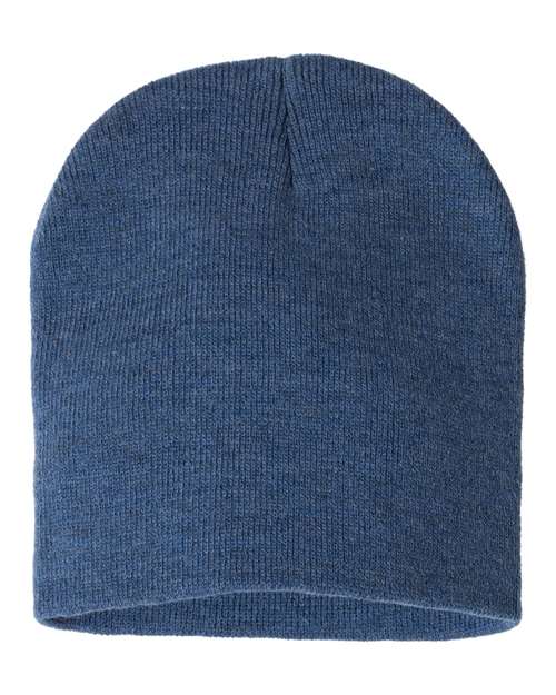 Sportsman SP08 8" Beanie - Heather Dark Royal - back