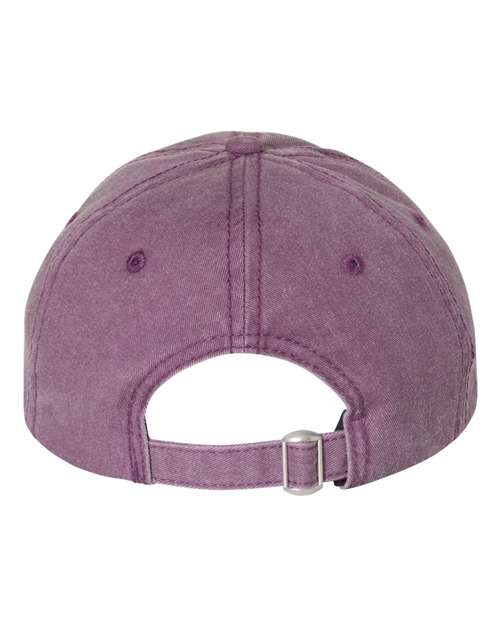 Valucap SP500 Pigment-Dyed Cap - Wine - back