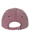 Valucap SP500 Pigment-Dyed Cap - Maroon - back