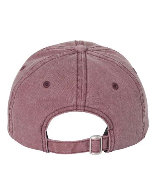 Valucap SP500 Pigment-Dyed Cap - Maroon - back