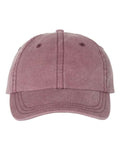 Valucap SP500 Pigment-Dyed Cap - Maroon - front