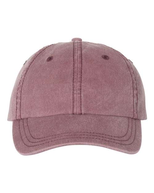 Valucap SP500 Pigment-Dyed Cap - Maroon - front