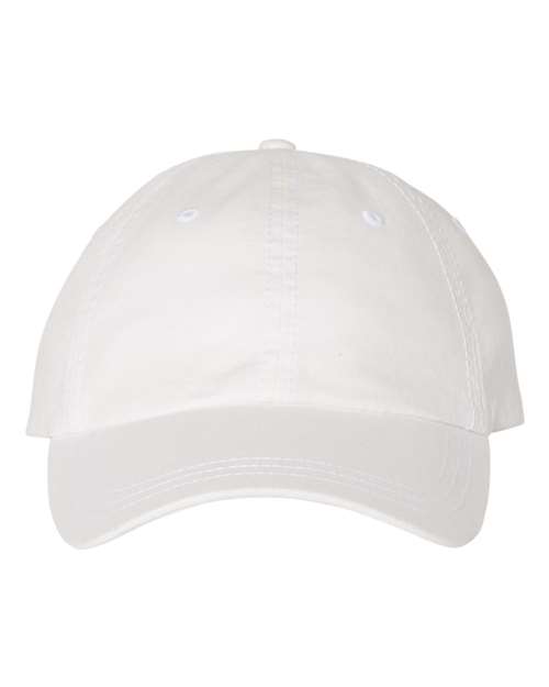 Valucap SP500 Pigment-Dyed Cap - White - front