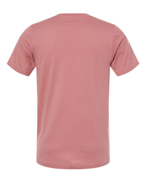 Bella + Canvas 3005 Jersey V-Neck Tee - Mauve - back