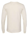Bella+Canvas 3501 Unisex Jersey Long Sleeve Tee - Natural - back