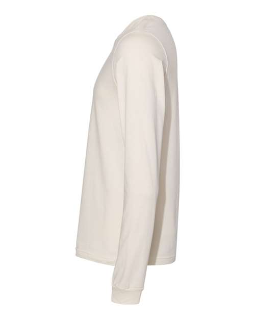 Bella+Canvas 3501 Unisex Jersey Long Sleeve Tee - Natural - side