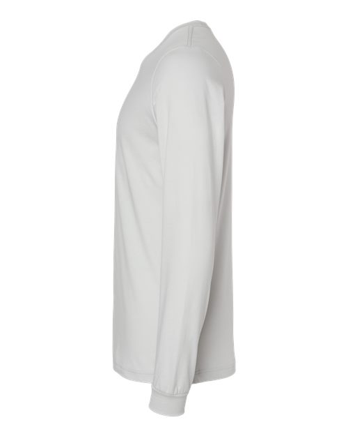Bella+Canvas 3501 Unisex Jersey Long Sleeve Tee - Silver - side