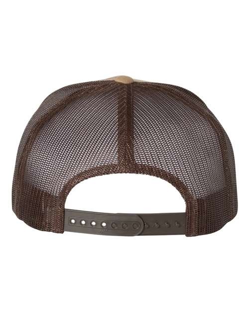 Yupoong 6006 Classic Five-Panel Trucker Cap - Multicam Arid/ Brown - back
