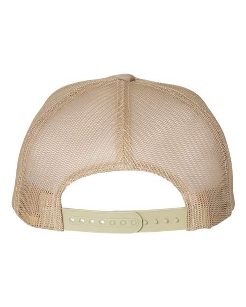 Yupoong 6006 Classic Five-Panel Trucker Cap - Multicam Arid/ Tan - back