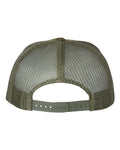 Yupoong 6006 Classic Five-Panel Trucker Cap - Multicam Tropic/ Green - back