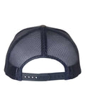 Yupoong 6606 Retro Trucker Cap - Charcoal/ Navy - back