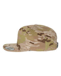 Yupoong 6089M Premium Flat Bill Snapback Cap - Multicam Arid - side