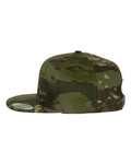 Yupoong 6089M Premium Flat Bill Snapback Cap - Multicam Tropic - side