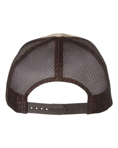 Yupoong 6606 Retro Trucker Cap - Multicam Arid/ Brown - back