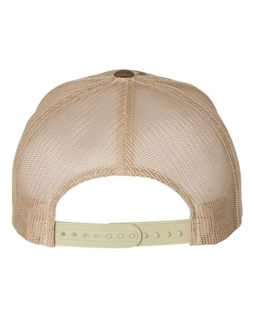 Yupoong 6606 Retro Trucker Cap - Multicam Arid/ Tan - back