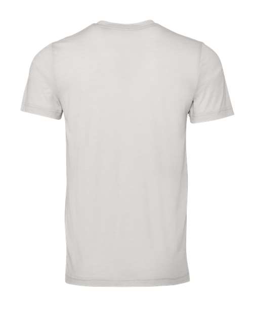 Bella+Canvas 3413 Unisex Triblend Short Sleeve Tee - Cement Triblend - back