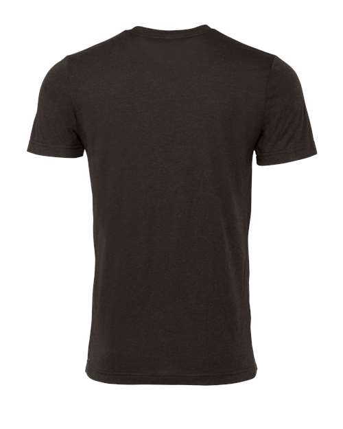 Bella+Canvas 3413 Unisex Triblend Short Sleeve Tee - Espresso Triblend - back