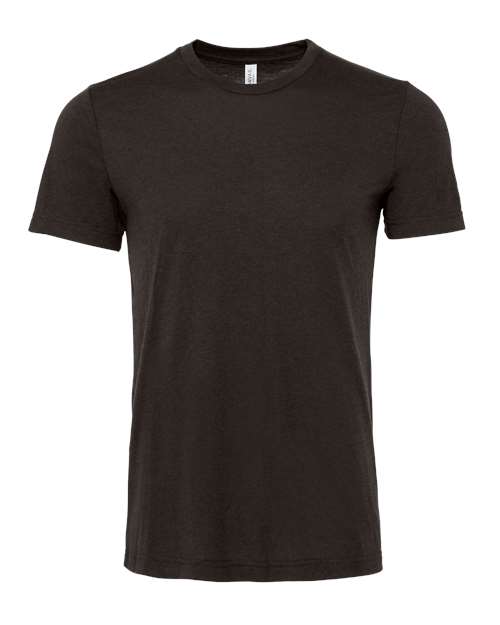 Bella+Canvas 3413 Unisex Triblend Short Sleeve Tee - Espresso Triblend - front