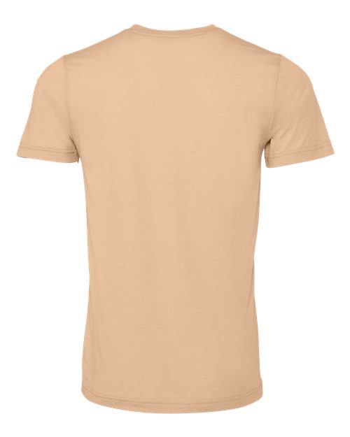 Bella+Canvas 3413 Unisex Triblend Short Sleeve Tee - Sand Dune Triblend - back
