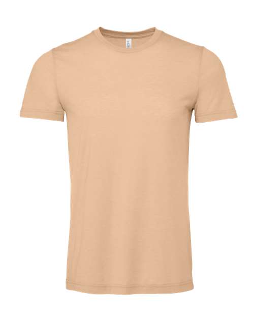 Bella+Canvas 3413 Unisex Triblend Short Sleeve Tee - Sand Dune Triblend - front