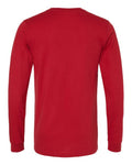 Bella+Canvas 3501 Unisex Jersey Long Sleeve Tee - Canvas Red - back