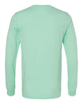 Bella+Canvas 3501 Unisex Jersey Long Sleeve Tee - Mint - back