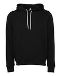 Bella+Canvas 3719 Unisex Sponge Fleece Pullover Hoodie - DTG Black - front