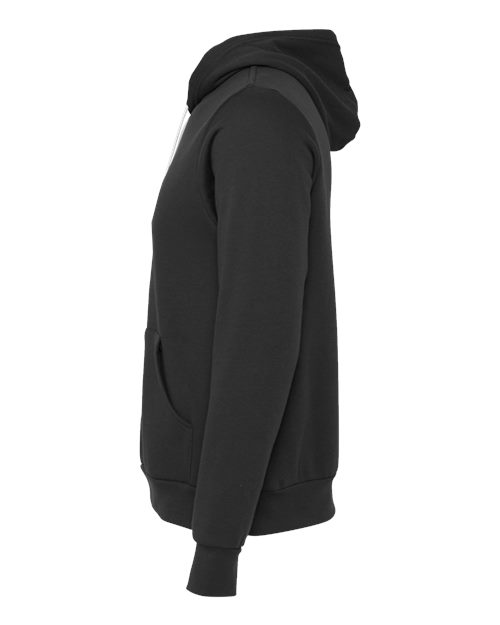 Bella+Canvas 3719 Unisex Sponge Fleece Pullover Hoodie - DTG Dark Grey - side