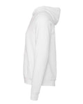 Bella+Canvas 3719 Unisex Sponge Fleece Pullover Hoodie - DTG White - side
