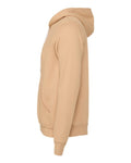 Bella + Canvas 3739 Sponge Fleece Full-Zip Hoodie Sweatshirt - Heather Sand Dune - side