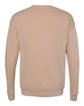 Bella + Canvas 3945 Sponge Fleece Drop Shoulder Crewneck Sweatshirt - Heather Sand Dune - back