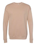Bella + Canvas 3945 Sponge Fleece Drop Shoulder Crewneck Sweatshirt - Heather Sand Dune - front
